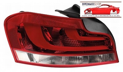Fanale posteriore rosso - sx,